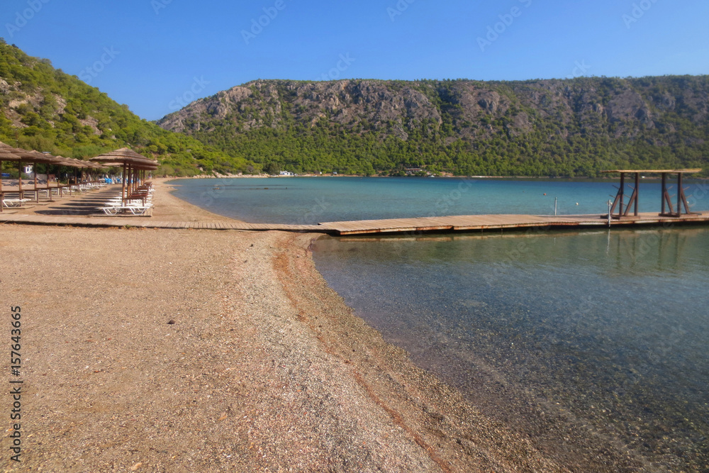 Photo of Heraion in Loutraki and Lake Vouliagmeni, Corinth, Greece