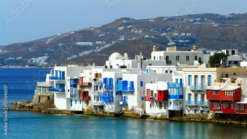 Photo from picturesque island of Mykonos, Cyclades, Greece © aerial-drone