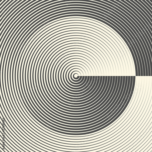 Abstract Circle Pattern. Radar Screen Background