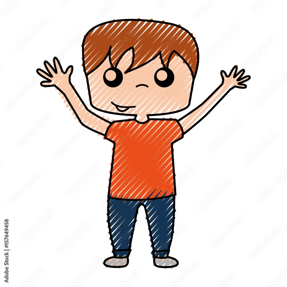 cute boy drawing icon vector illustration design cute boy drawing icon vector illustration design