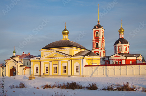 ROSTOV, RUSSIA - January, 2017: Holy Trinity Saint Serguius Varnickiy monastery in Rostov photo