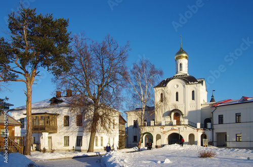 ROSTOV, RUSSIA - January, 2017: Holy Trinity Saint Serguius Varnickiy monastery in Rostov