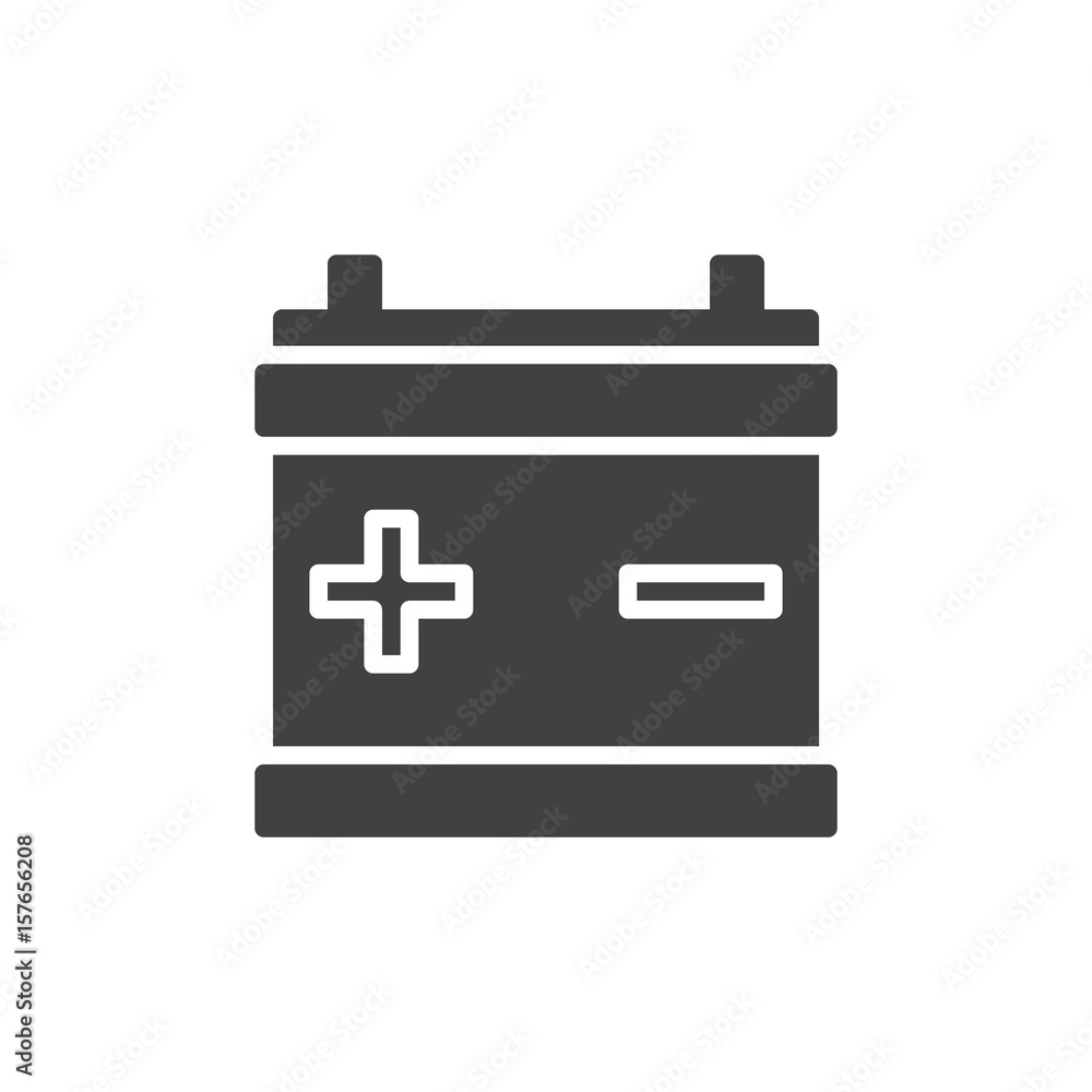 Car battery icon vector, filled flat sign, solid pictogram isolated on white. Symbol, logo illustration. Pixel perfect Car battery icon vector, filled flat sign, solid pictogram isolated on white. Symbol, logo illustration. Pixel perfect