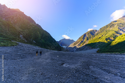 Fox Glacier / Te Moeka o Tuawe Valley Walk  is located in Westland Tai Poutini National Park on the West Coast of New Zealand's South Island photo
