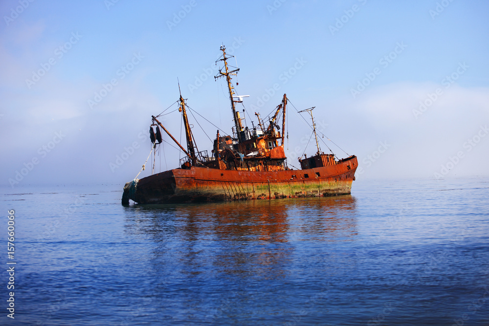 Rusty ship