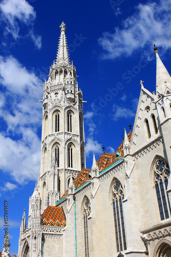 Matthias Church in Buda`s Castle District, Budapest, Hungary