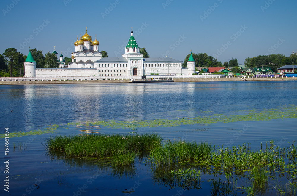 KOSTROMA, RUSSIA - July, 2016: Ipatyevsky Monastery in summer day KOSTROMA, RUSSIA - July, 2016: Ipatyevsky Monastery in summer day