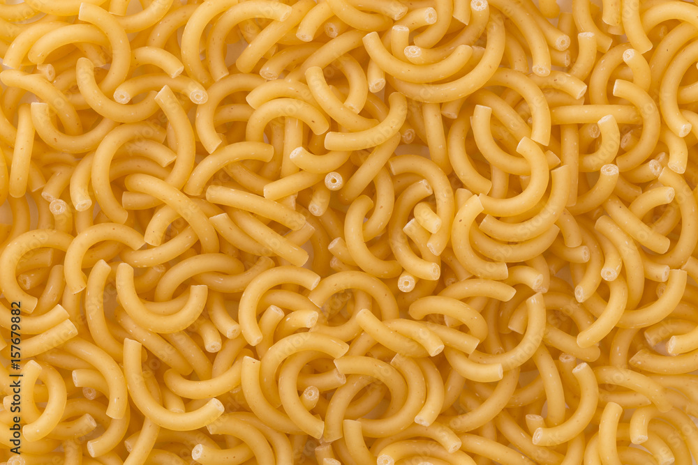 Texture of Italian short pasta Texture of Italian short pasta