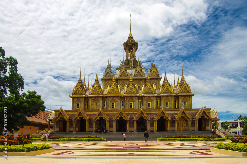 UTHAI THANI PROVINCE, THAILAND - August, 2016: Wat Tha Sung Castle - Uthai Thani, Thailand