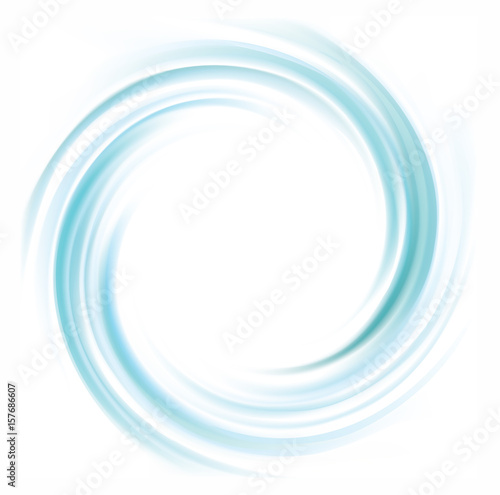 Vector blue swirling backdrop
