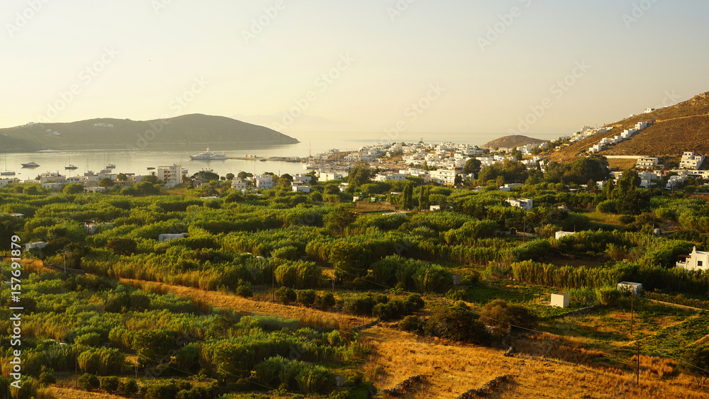 Obraz premium Photo of picturesque island of Serifos on a summer morning, Cyclades, Greece