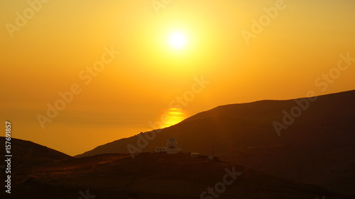 Photo of picturesque island of Serifos on a summer morning  Cyclades  Greece