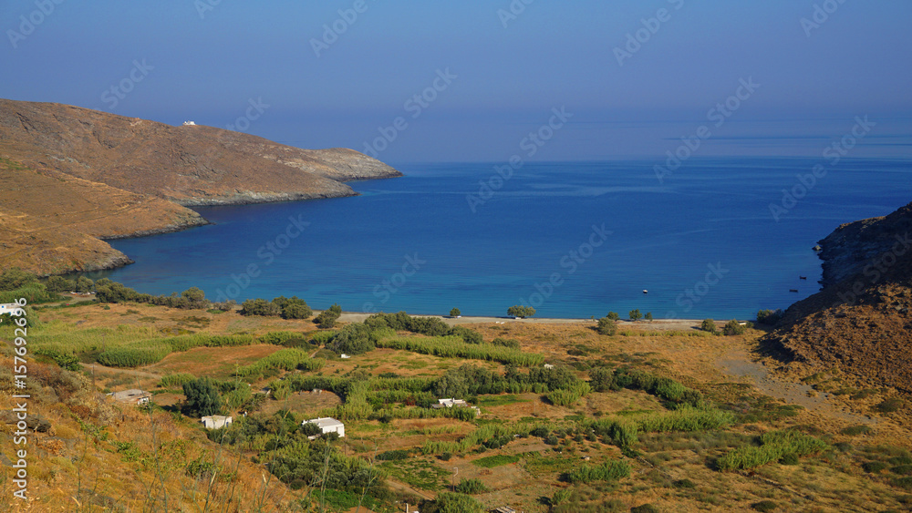 Photo of picturesque island of Serifos on a summer morning, Cyclades, Greece Photo of picturesque island of Serifos on a summer morning, Cyclades, Greece
