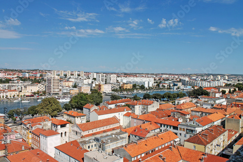 Panoramic view of Zadar. Croatia. Northern Dalmatia. 