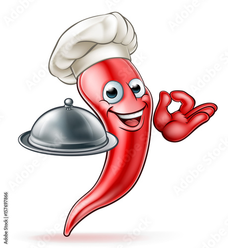 Pepper Chef Cartoon Character