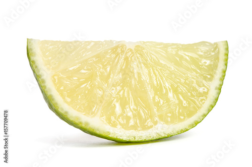 Slice of juicy lime