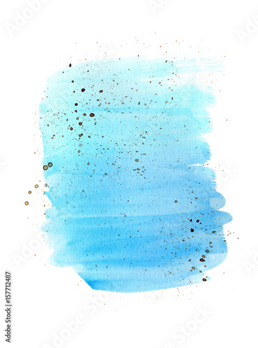 abstract watercolor on white background