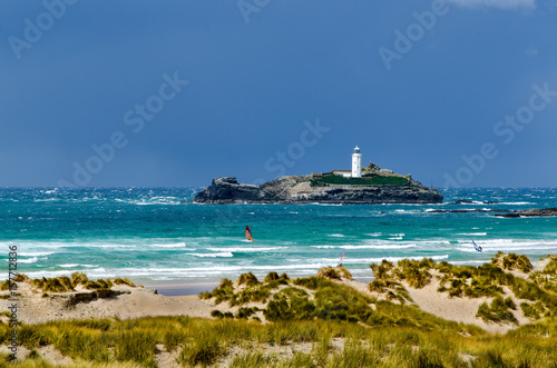 Godrevy Island from Gwithian Towans, Cornwall, UK © kernowpjm