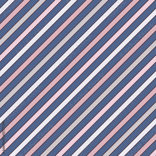 Diagonal stripes abstract background. Thin slanting line wallpaper. Seamless pattern with classic motif.