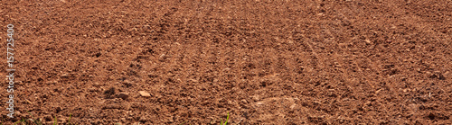 Earth in a field for agricultural cultivations.