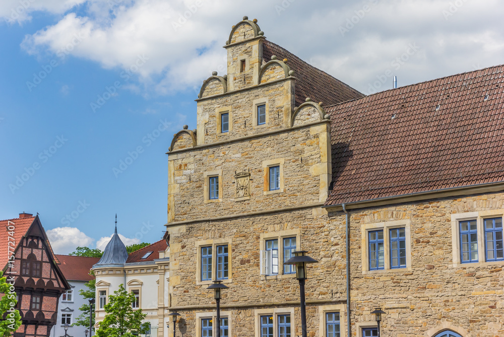 Facade of the castle of Stadthagen