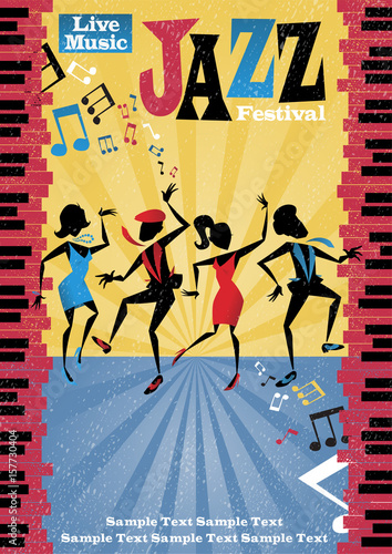 Abstract Jazz Festival Poster