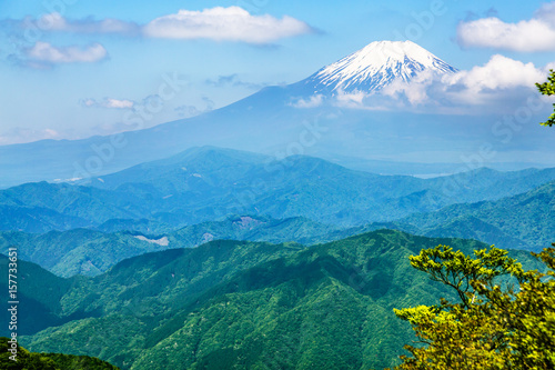 西丹沢から見る富士山