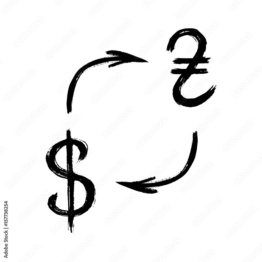 Currency - Grunge - Exchange - Hryvnia and Dollar Currency - Grunge - Exchange - Hryvnia and Dollar