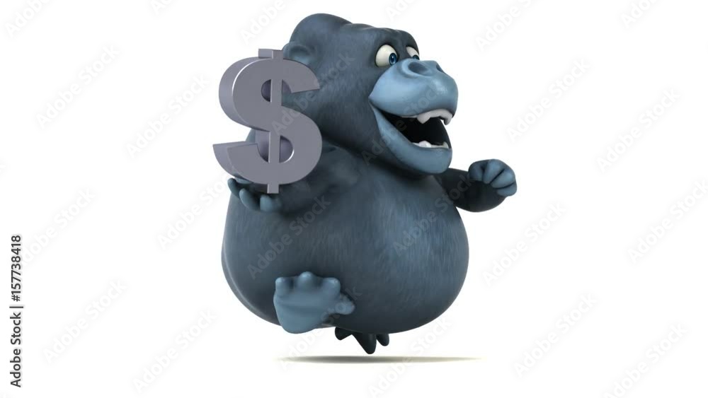 Fun gorilla - 3D Animation Fun gorilla - 3D Animation