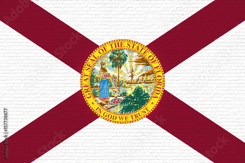 Flag of Florida Wall.