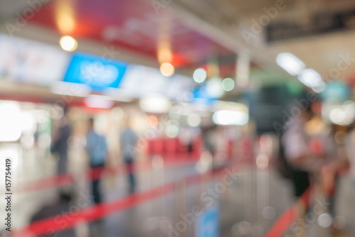 Abstract blurred image of department store use for abstract background © littlestocker