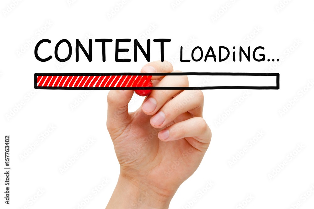 Content Loading Bar Concept Content Loading Bar Concept