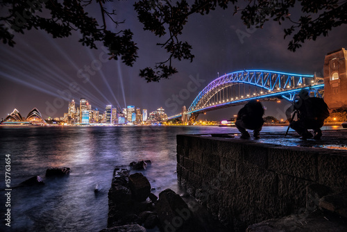 Canvas Print Sydney nightlight, Australia