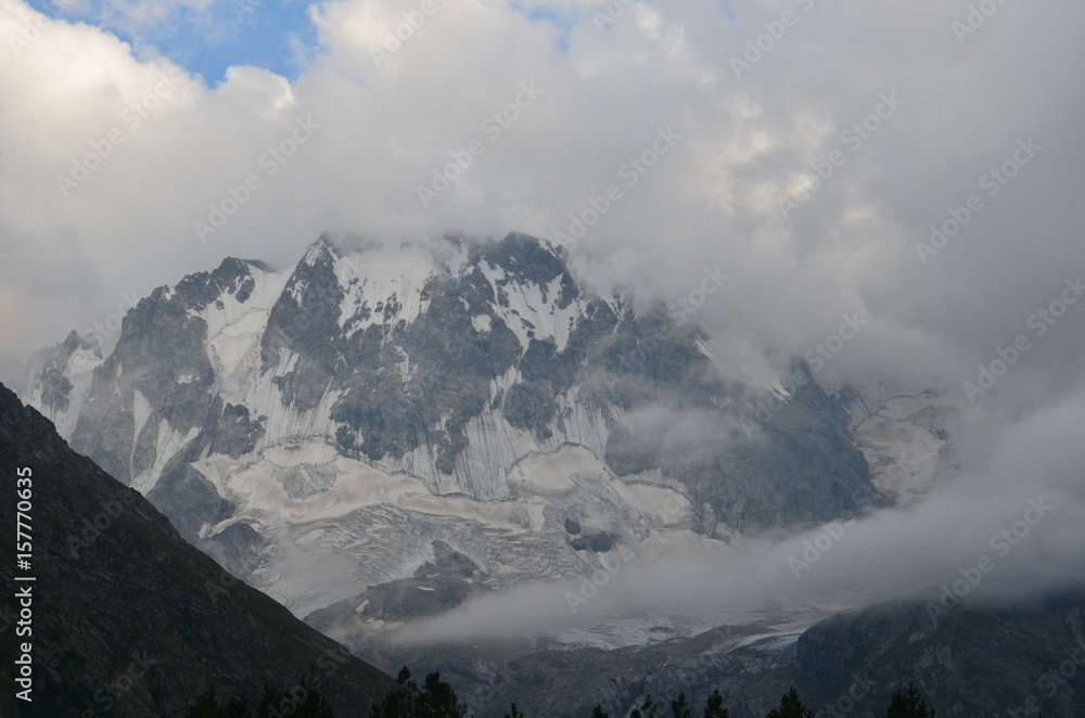 in the foothills of Mount Elbrus in the foothills of Mount Elbrus