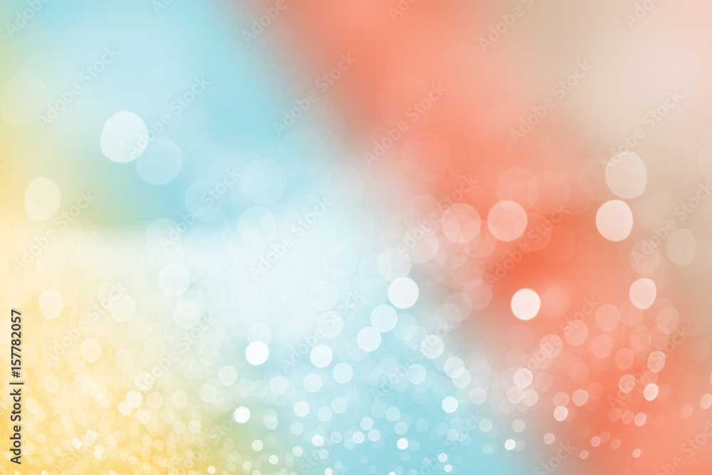 colorful bokeh background