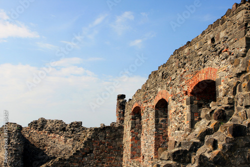 Photo of ruined Visegrad citadel castle in Hungary