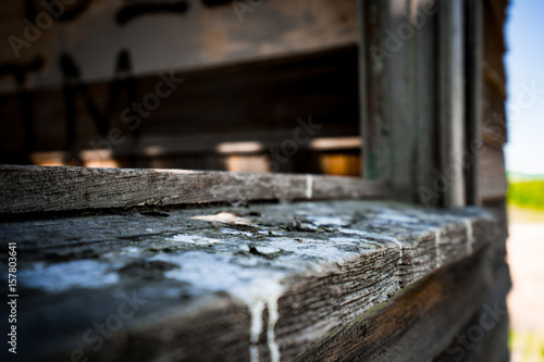 Worn Out Window Sill