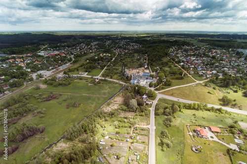 Tukums city and area, Latvia.