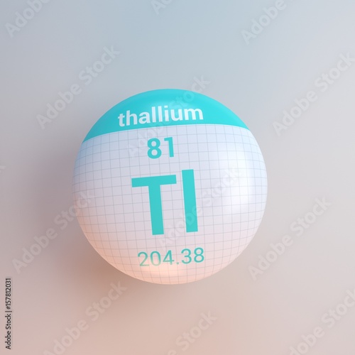 3D rendering periodic table icon