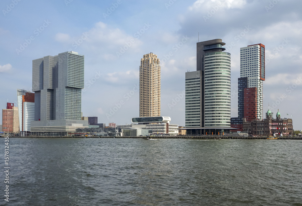 Rotterdam harbour in the Netherlands