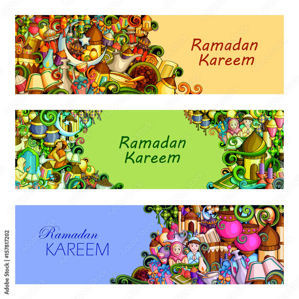 Fototapeta premium Eid Mubarak Blessing for Eid background