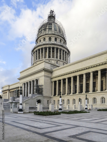Restoration of the dome and other part of the Capitolio building in Central Havana, Cuba © RiCi