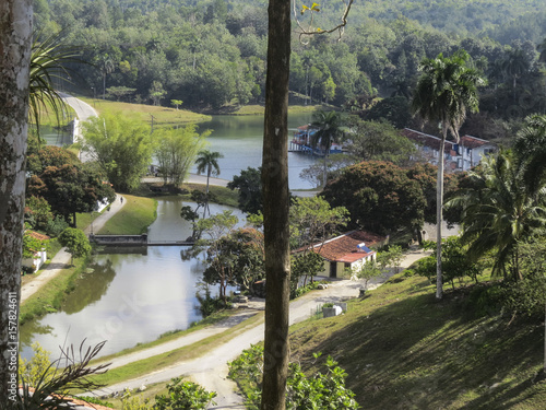 Bild auf Leinwand La Terrazas, ovest Cuba - Complex for eco-sustainable tourism - Puerta de las Delicias -Province of pinar del rio