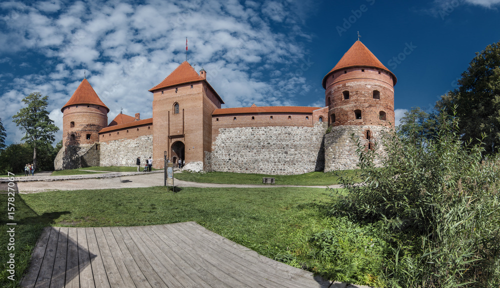 Trakai Island Castle in Lithuania, Europe Trakai Island Castle in Lithuania, Europe