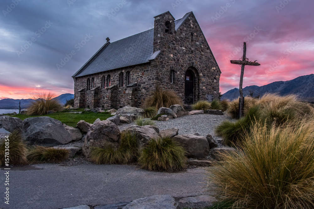Church of the Good Shepherd, New Zealand The Church of the Good Shepherd is situated on the shores of Lake Tekapo.