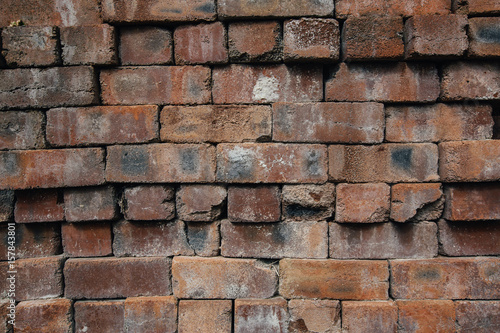 Old brick wall. Grunge background photo