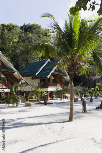 Turquoise water on golden sand in the Andaman Sea