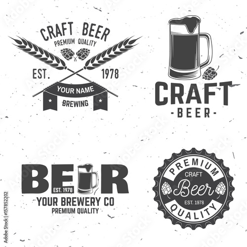 Vintage design for bar, pub and restaurant business.