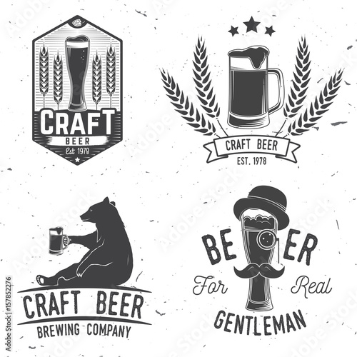 Vintage design for bar, pub and restaurant business.