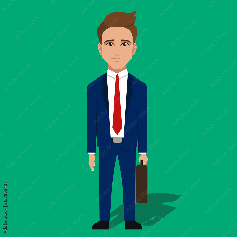 Businessman cartoon. Vector. Businessman cartoon. Vector.